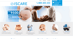 Desktop Screenshot of iscare.cz