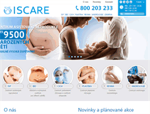 Tablet Screenshot of iscare.cz